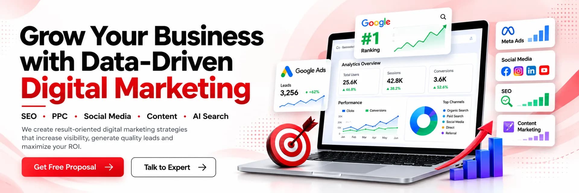 Grow your business with data-driven digital marketing